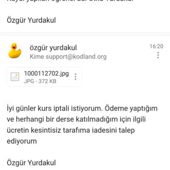 İptal Talebine Cevap Bekleyen Müşteri