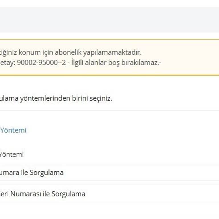 E-Devlet Üzerinden Abonelik Yapılamıyor: Boğaziçi Elektrik Hatası