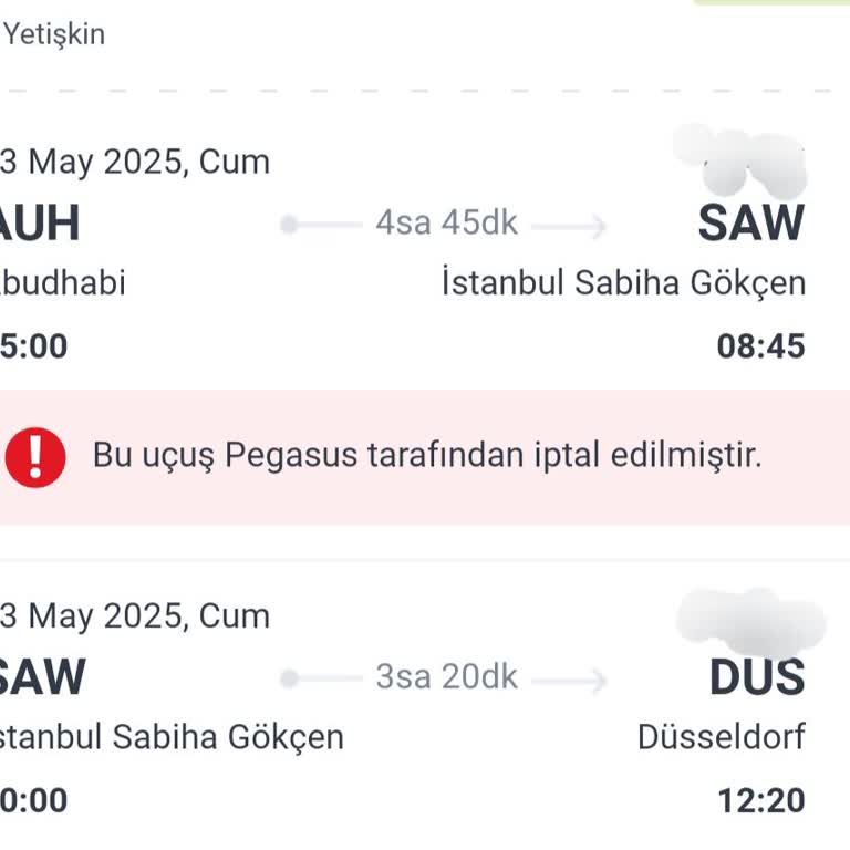 İptal Edilen Uçuş Ve Cevapsız Kalan E-postalar