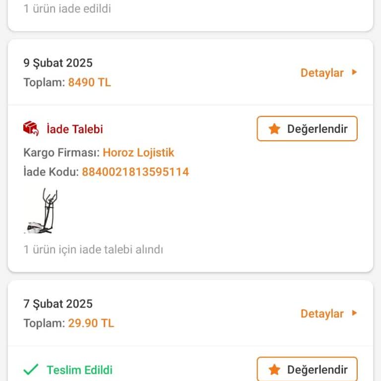 Horoz Lojistik İle İade Sorunu