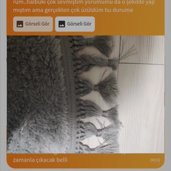 Halı Püskülleri Dökülüyor Ve İade Süreci Sorunlu