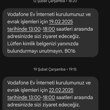 Vodafone Ev İnterneti Kurulumunda Yaşanan Gecikmeler