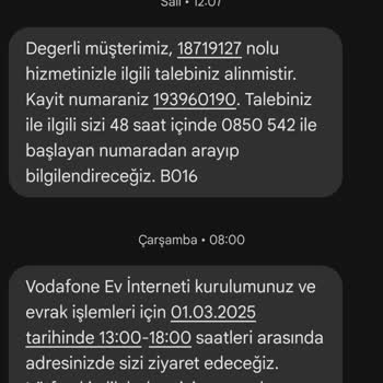 Vodafone Ev İnterneti Kurulumunda Yaşanan Gecikmeler