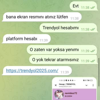 Trendyol Adı Kullanılarak Yapılan Yanıltıcı İşlemler