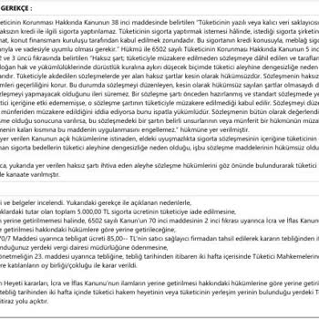 Konut Sigortası İptalinde Mahkeme Süreci
