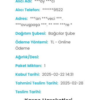 Zara Kargo Teslimatında Gecikme Sorunu