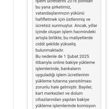 Online Yüklemede Haksız Banka Komisyonu Kesintisi