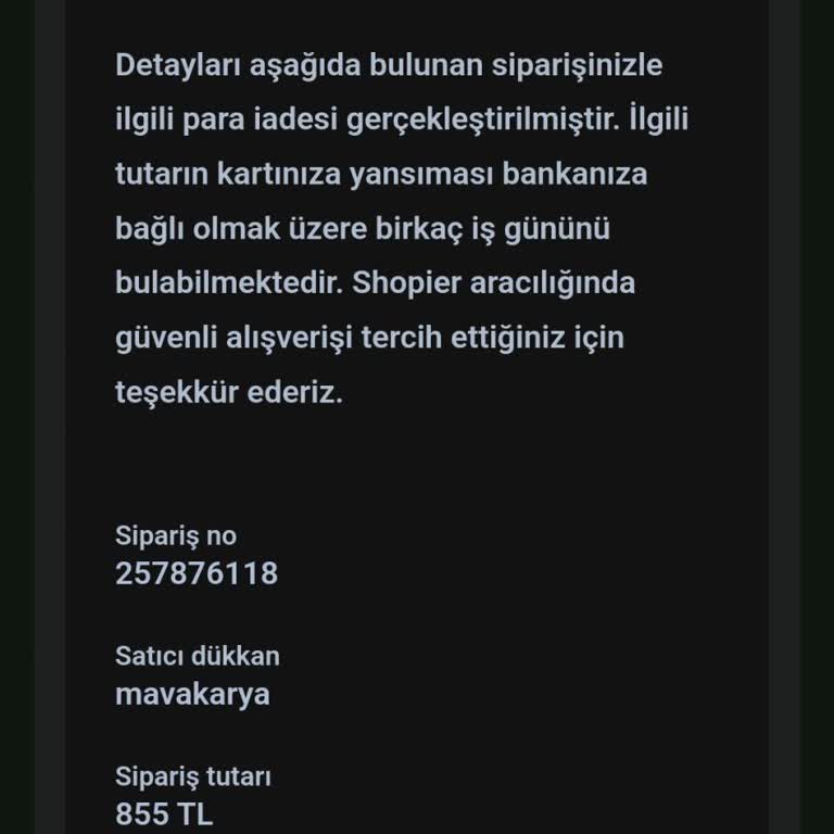 İade Edilmemiş Pantolonun Kaybolması Ve Geri Ödeme Sorunu