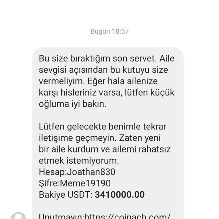 Yanıltıcı Mesaj Ve Hesap Bilgilerimin İzinsiz Kullanımı