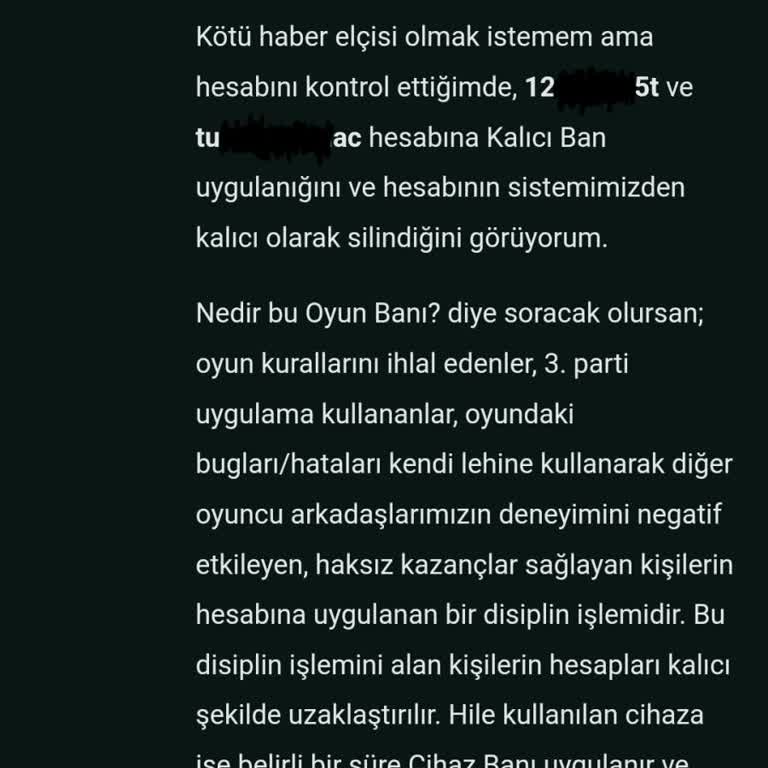 Haksız Ban: Emeklerimiz Ve Hesaplarımız Tehlikede