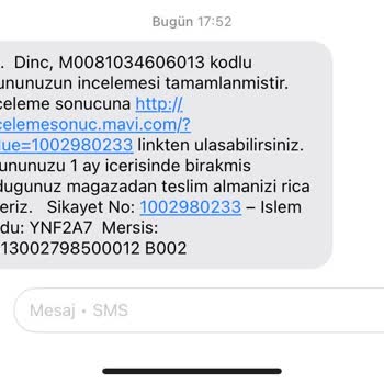 Mavi Kot Pantolonda Yırtılma Sorunu Ve Değişim Talebi