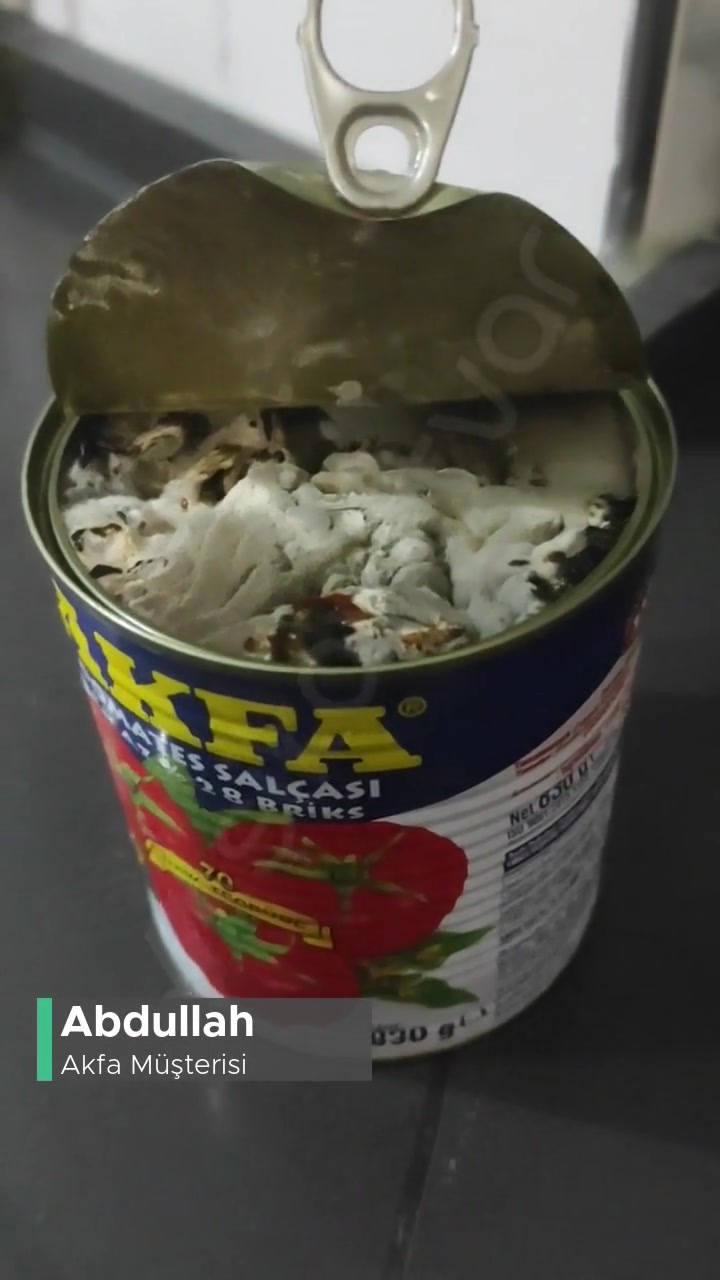 Akfa Yeni Açılan Salçanın Küflü Olması! videonun kapak resmi