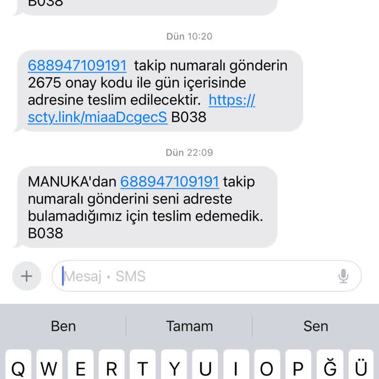 MANUKA Siparişimde Kargo Ve Müşteri Hizmetleri Sorunu