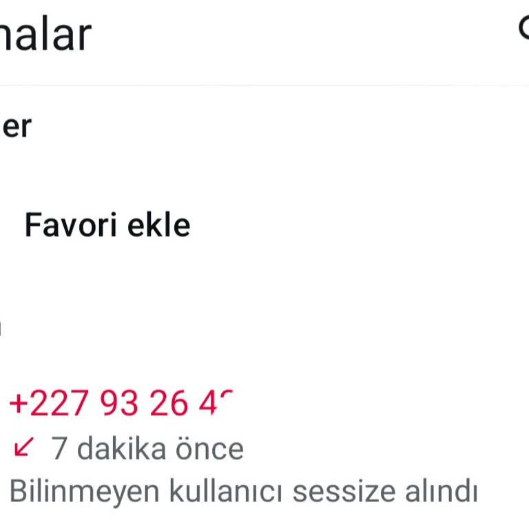 Yabancı Numara Aramaları Ve Gizlilik Endişesi