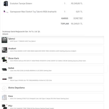 Yanlış PSU İle Gelen Sistem Ve Müşteri Hizmetleri Oyalamaları