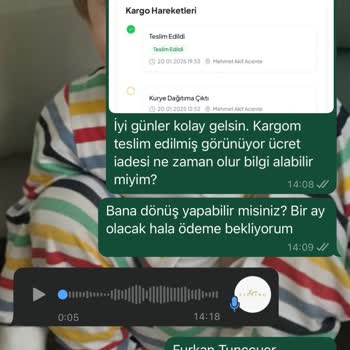 İade Sürecinde Yaşanan Gecikme Ve İletişimsizlik