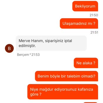 Yanlış Konum Yüzünden İptal Edilen Sipariş Ve Yanıltıcı Teslimat Bilgisi