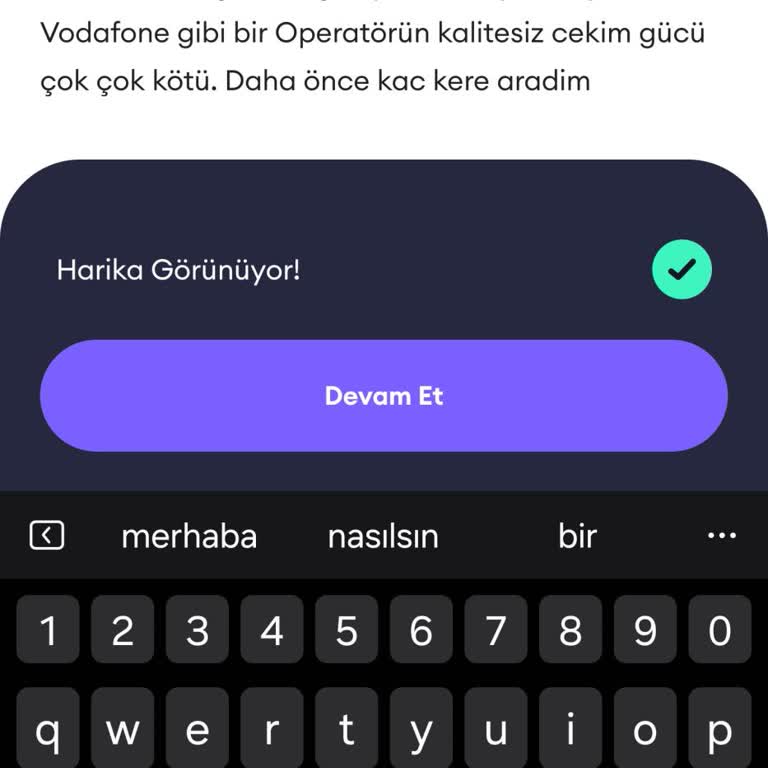 İstanbul'un Göbeğinde Çekmeyen Vodafone