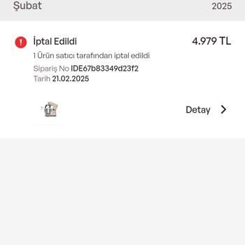 Ürün Fiyatı Arttı Sipariş İptal Edildi