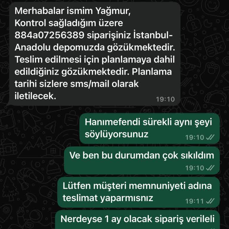 Vivense'den Teslimat Sorunu