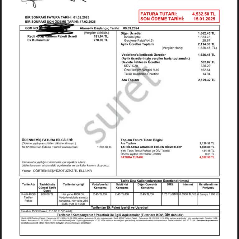 Vodafone Pay Bakiye Aktarım Sorunu Ve İade Edilmeyen Para
