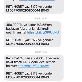 İzinsiz Gönderilen Mesajlar Can Sıkıyor