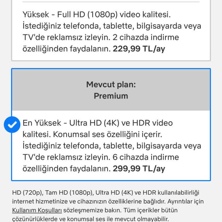 Netflix Premium Paketinde Cihaz Çıkış Sorunu