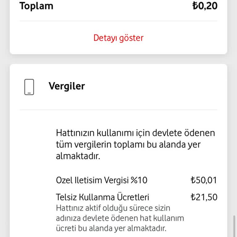 Faturaya Eklenen Beklenmedik Özel İletişim Vergisi