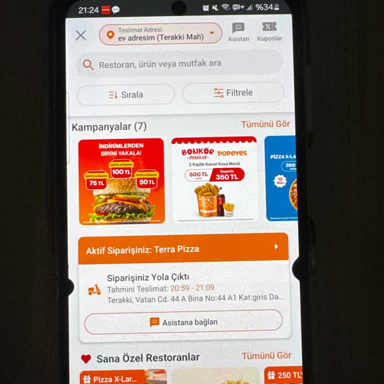 Trendyol Ve Terra Pizza'nın İlgisizliği: Siparişimiz 1 Saattir Gelmedi