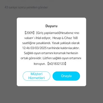 Haksız Ban: Oyun Ortamında Suçsuz Yere Yasaklandım