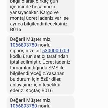 Koçtaş'tan Hatalı Fiyat Mağduriyeti