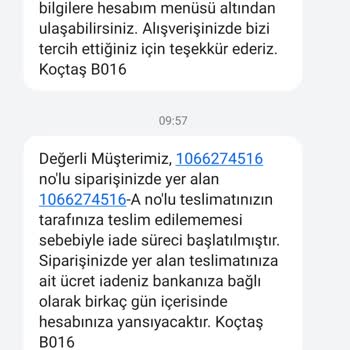 Koçtaş'tan Sipariş İptali Ve Fiyat Artışı Şoku
