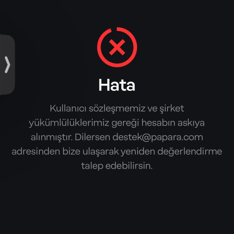 Papara Hesabım Kapandı Ve Paramı Geri Alamıyorum