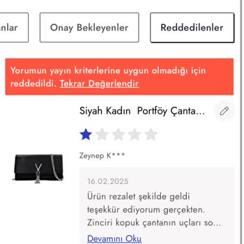 Valentino Çanta Ve Cüzdan Fiyaskosu: Hasarlı Ürünler Ve Reddedilen Yorumlar