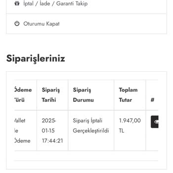 Ücret İadesi Yapılmayan Sahte E-Ticaret Sitesi