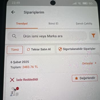 Trendyol'dan Alınan Lazer Cihazı İade Sorunu