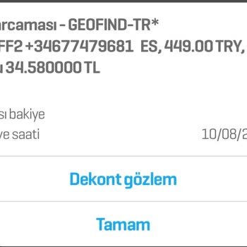 Geofind-TR Üzerinden İzinsiz Para Çekimi