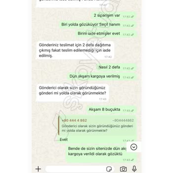 Watsons Siparişim Teslim Edilmiyor Ve İlgisizlikle Karşılaşıyorum