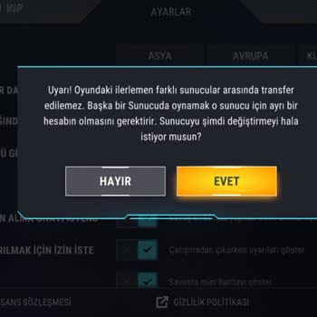Sunucu Değişimindeki Hesap Açma Zorunluluğu