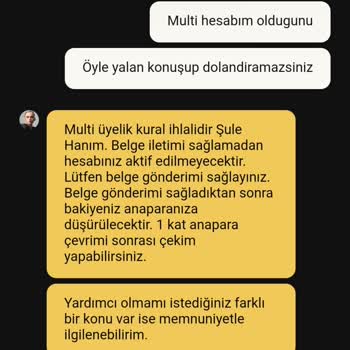Haksız Multi Hesap Suçlaması Ve Kötü Müşteri Hizmeti