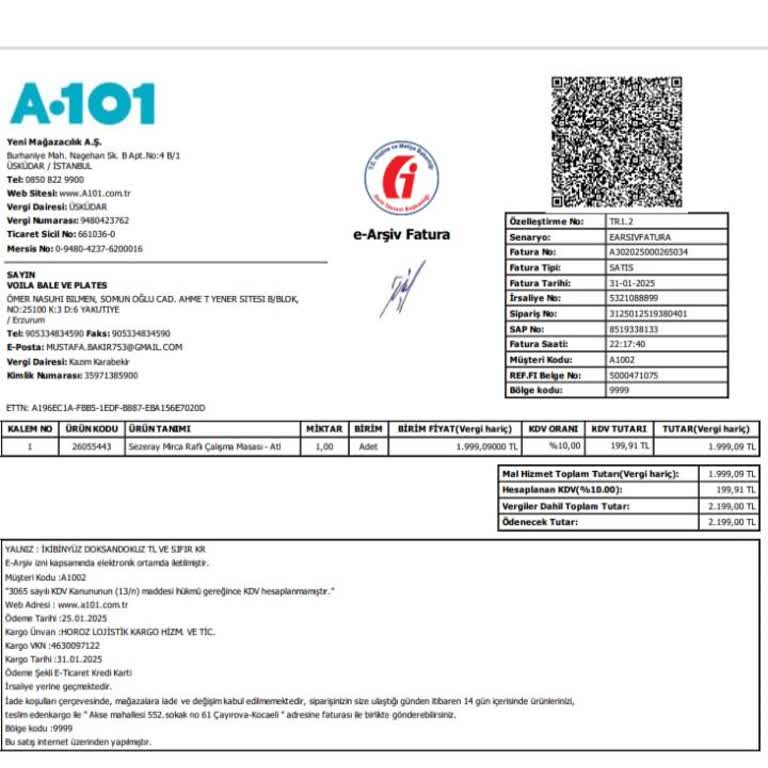 İade Sürecinde Kaybolan Masa Ve Para