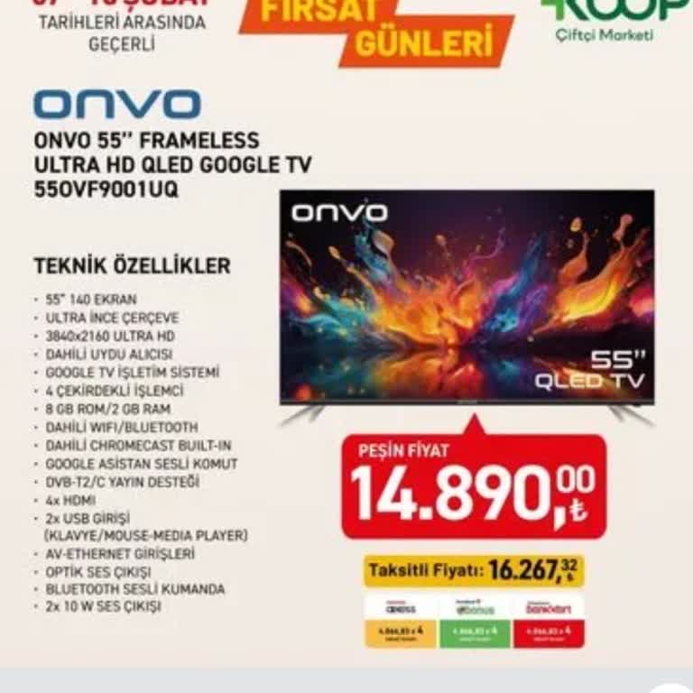 Onvo Televizyonumun Hayal Kırıklığı
