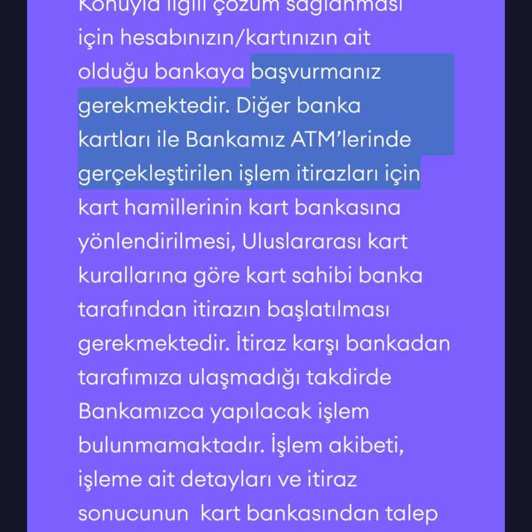ATM'de Bloke Olan Paramı Geri Alamıyorum!