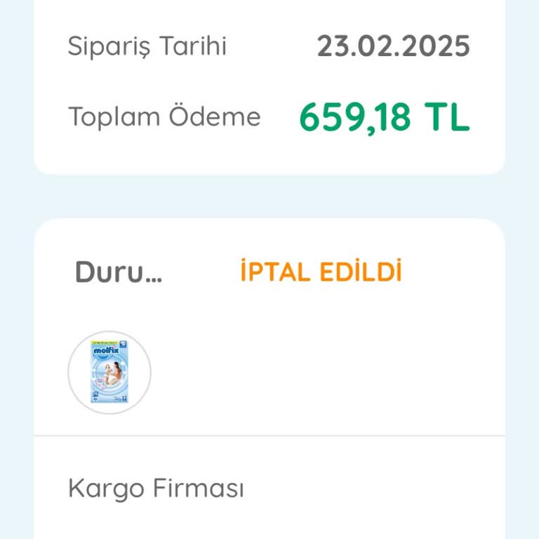 Ebebek'ten Sipariş Verdim, Ne Ürün Var Ne İade