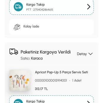 Karaca Züccaciye Kargo Teslimat Sorunları Ve PTT'nin Adres Yalanları