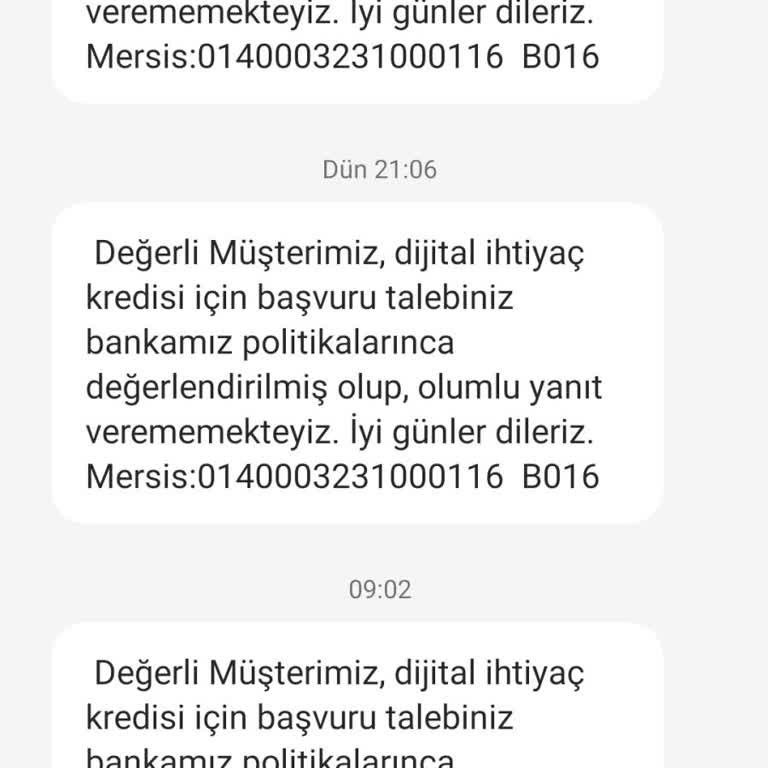 Faizsiz Kredi Başvurusunda Haksız Red