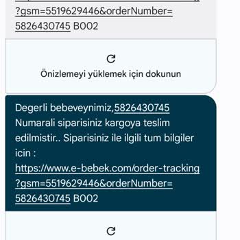 Kargo Ve İade Sorunu: E-Bebek'ten Yanıt Yok