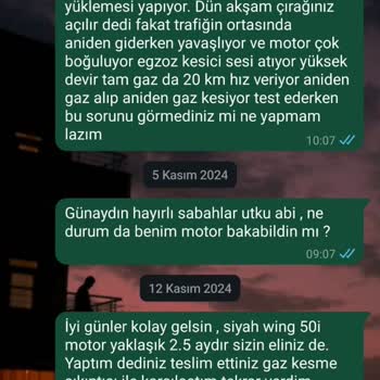 Mondial Motosikletim 5 Aydır Servisten Çıkamıyor