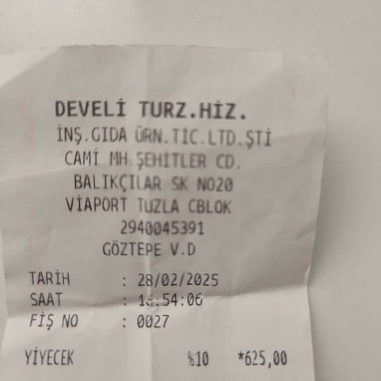 Develi 1912 Restaurant Duvarda Hamam Böceği Geziyordu