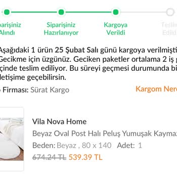 Sürat Kargo Ve Trendyol İle Yaşanan Teslimat Sorunu